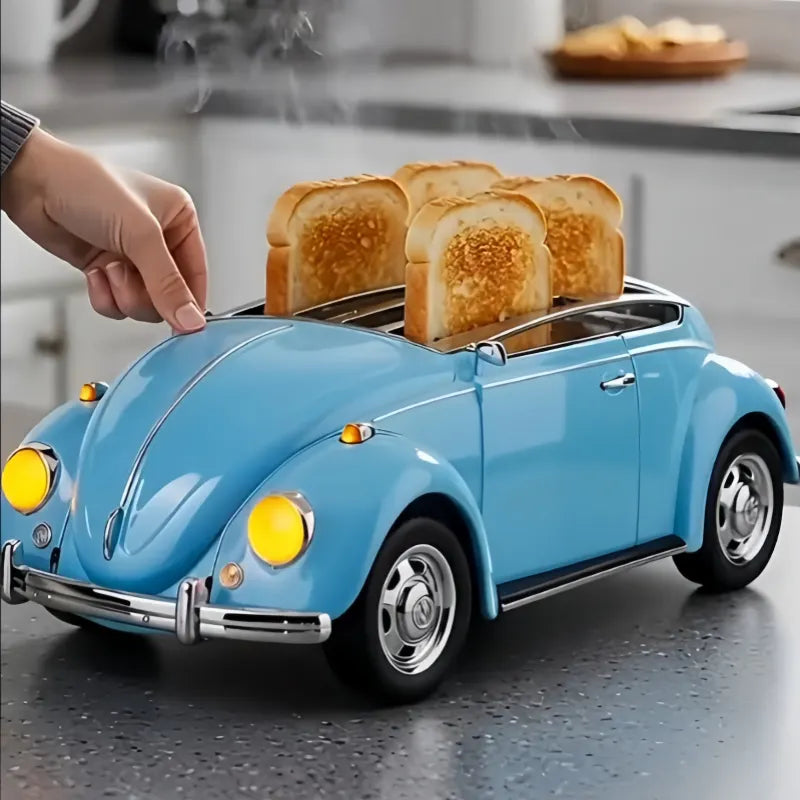 Creative 4-Slice Toaster | Cute Aesthetic Kitchen Appliance for Cozy Breakfast & Unique Home Decor-3