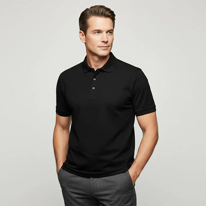 Men's Quick-Dry Short-Sleeve Lapel T-Shirt