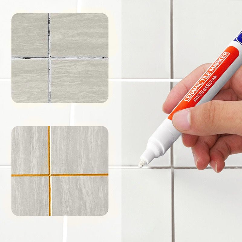 🔥Buy One, Get One Free — Last Day🖌️ Anti-Mould & Waterproof Joint Pen for Ceramic Tiles! 🧱