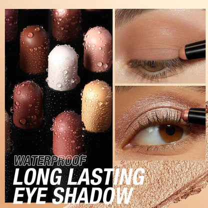 50K+ SOLD! 🎁8 Colors Glitter Eyeshadow Stick Waterproof & Long-Wearing & Multi-Use