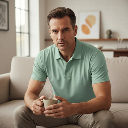 Men's Quick-Dry Short-Sleeve Lapel T-Shirt