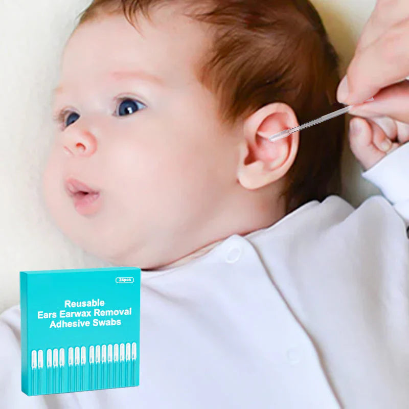 Spring Sale - 50% OFF!🛒💨Ear Cleaning Tool Stick Earwax Remover Sticks Ear Pick.1 Pack for 24 Sticks - 2 Pack