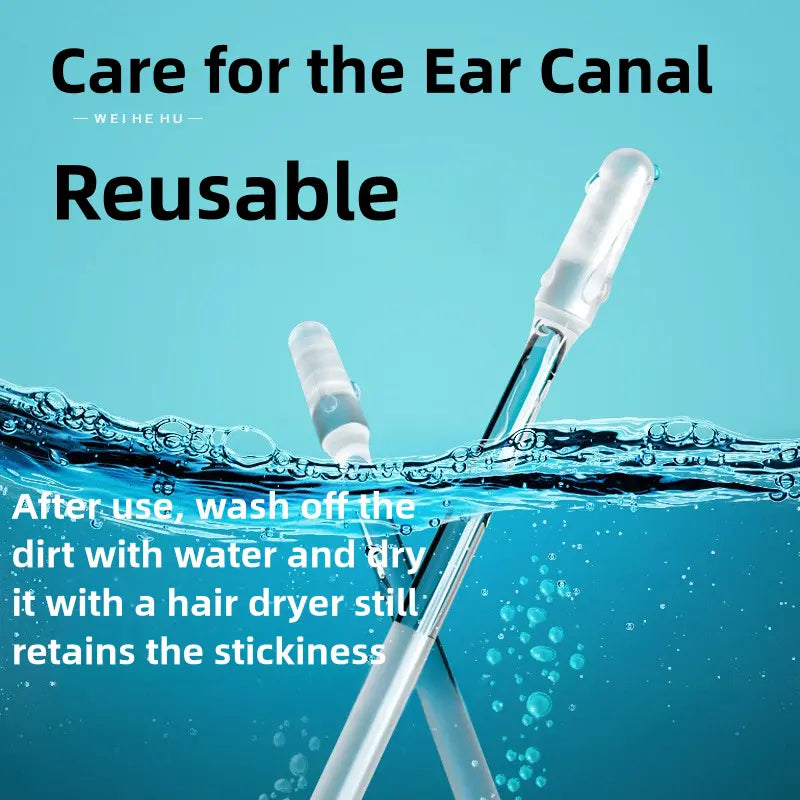 Spring Sale - 50% OFF!🛒💨Ear Cleaning Tool Stick Earwax Remover Sticks Ear Pick.1 Pack for 24 Sticks - 2 Pack