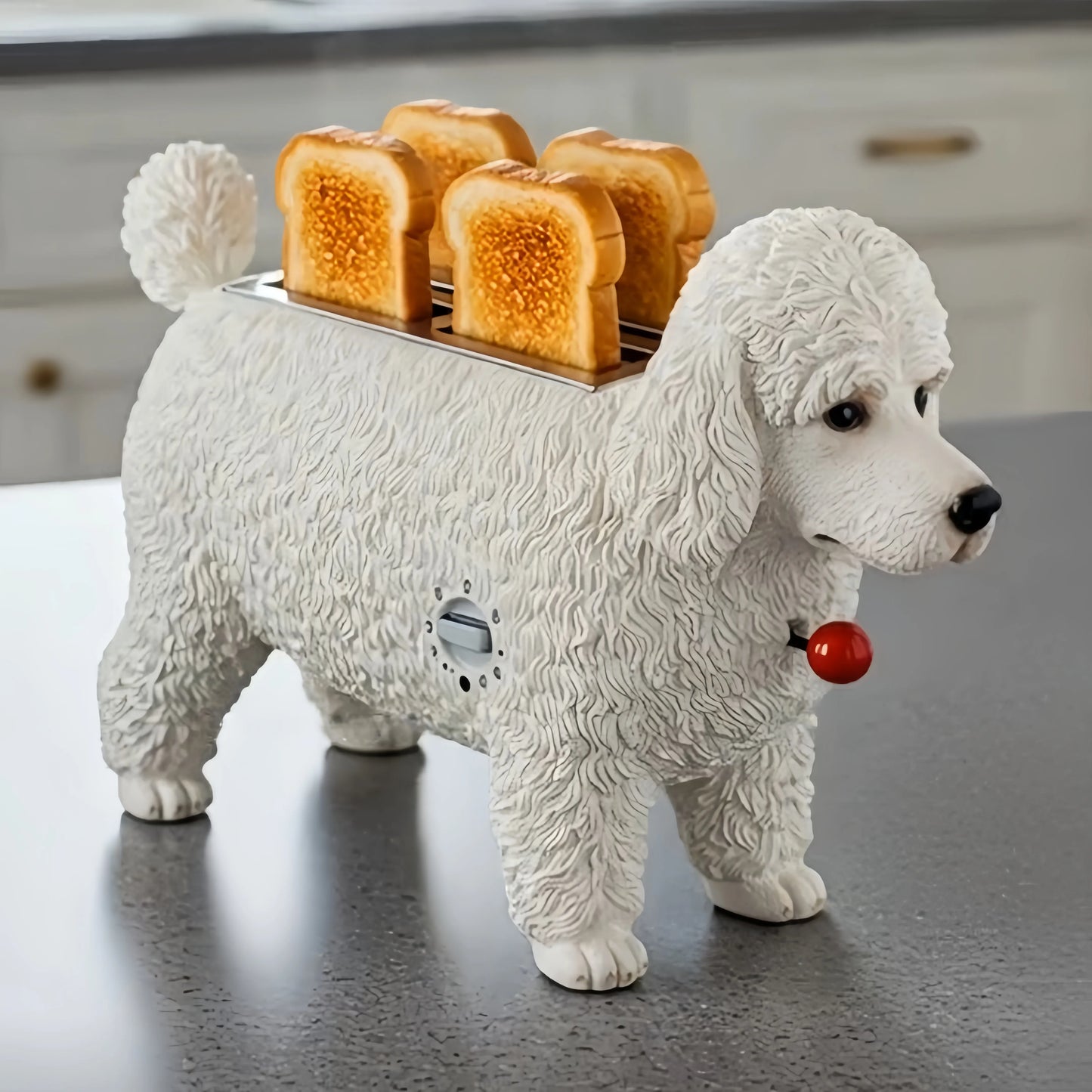 Creative 4-Slice Toaster | Cute Aesthetic Kitchen Appliance for Cozy Breakfast & Unique Home Decor-4