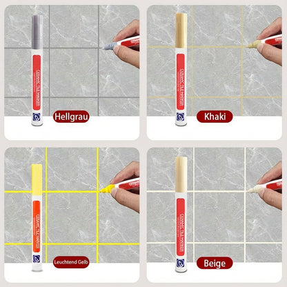 🔥Buy One, Get One Free — Last Day🖌️ Anti-Mould & Waterproof Joint Pen for Ceramic Tiles! 🧱