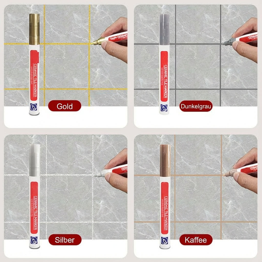 🔥Buy One, Get One Free — Last Day🖌️ Anti-Mould & Waterproof Joint Pen for Ceramic Tiles! 🧱