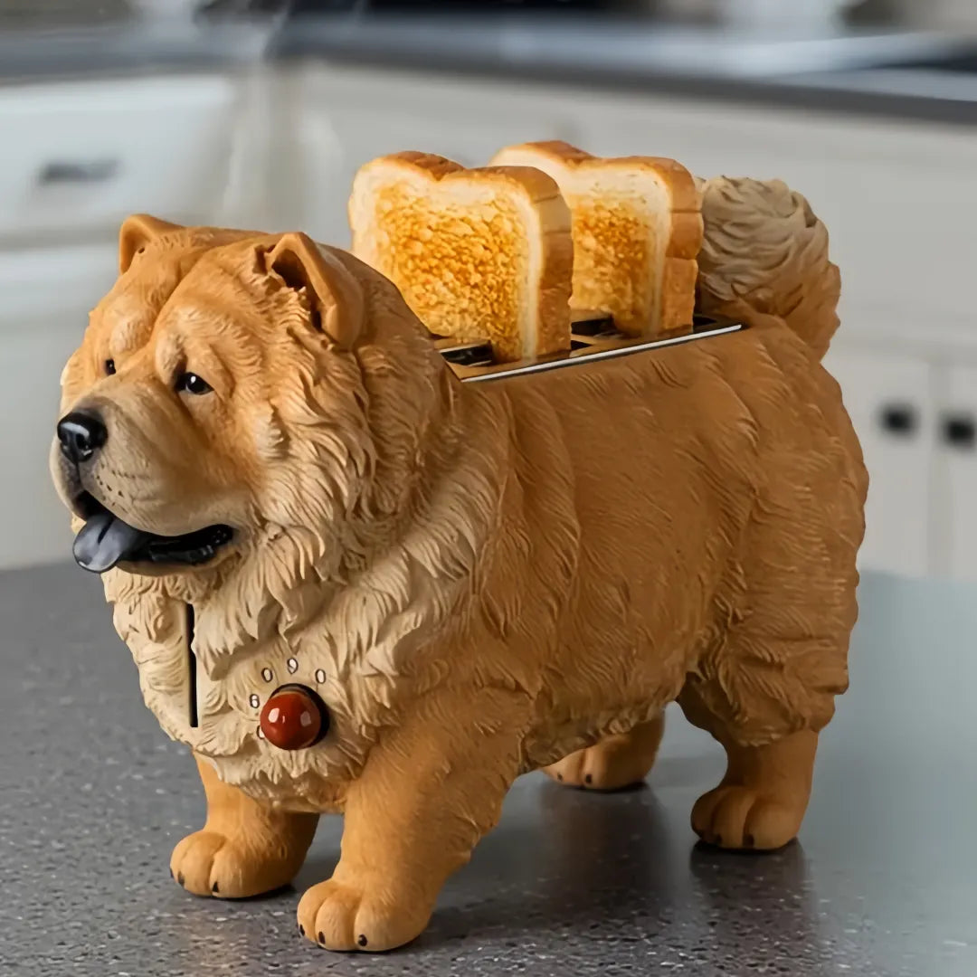 Creative 4-Slice Toaster | Cute Aesthetic Kitchen Appliance for Cozy Breakfast & Unique Home Decor-4