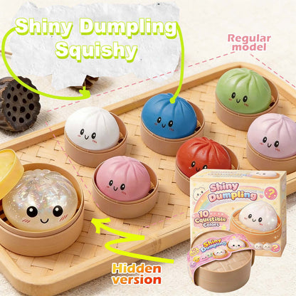 20% MORE RARE DROPS! 🥟 Viral Dumpling Squishy Mystery Box – Can You Get the Shiny? 👀