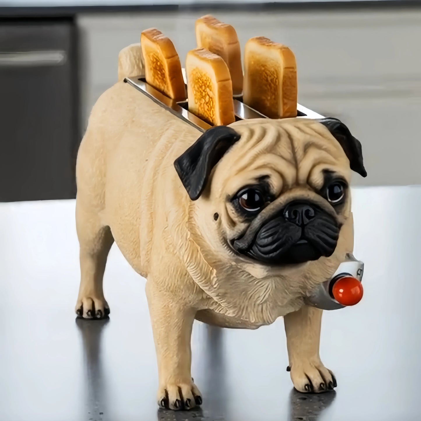 Creative 4-Slice Toaster | Cute Aesthetic Kitchen Appliance for Cozy Breakfast & Unique Home Decor-4
