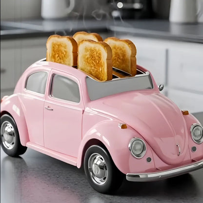 Creative 4-Slice Toaster | Cute Aesthetic Kitchen Appliance for Cozy Breakfast & Unique Home Decor-5