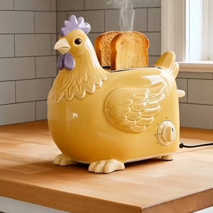 Creative 4-Slice Toaster | Cute Aesthetic Kitchen Appliance for Cozy Breakfast & Unique Home Decor-6