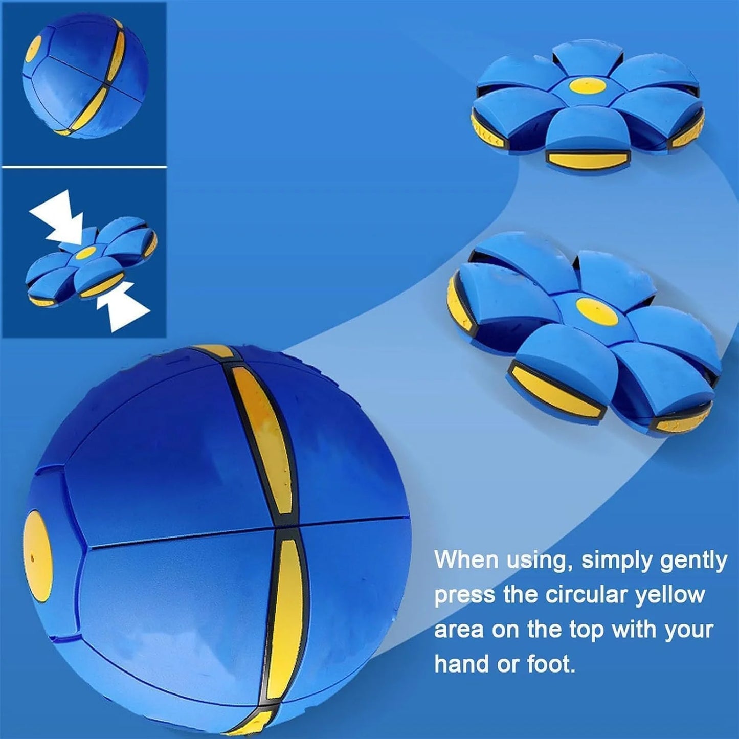 Final 3 Hours: 60%OFF🔥Kids’ Magic Metaball — bouncy ball & flying saucer for family and pets