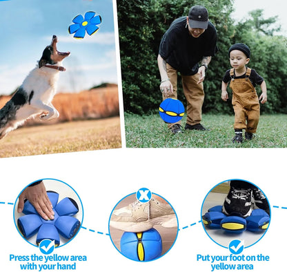 Final 3 Hours: 60%OFF🔥Kids’ Magic Metaball — bouncy ball & flying saucer for family and pets
