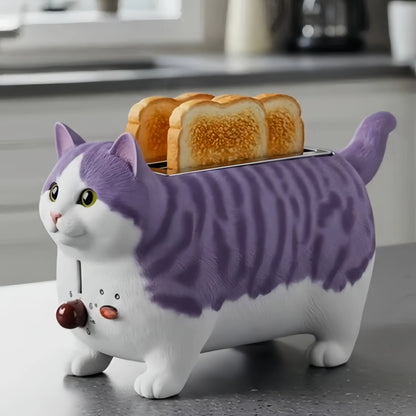 Creative 4-Slice Toaster | Cute Aesthetic Kitchen Appliance for Cozy Breakfast & Unique Home Decor-5