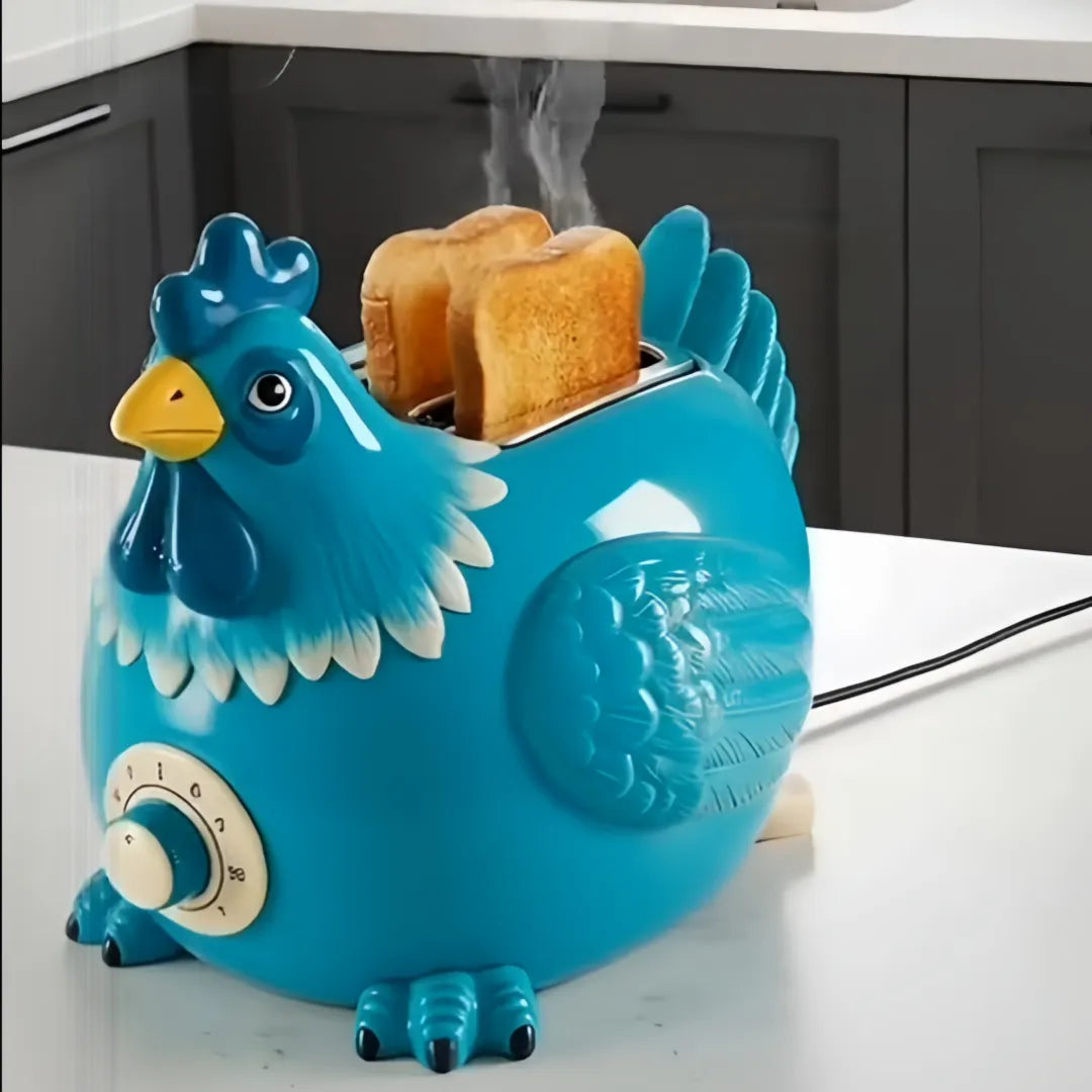 Creative 4-Slice Toaster | Cute Aesthetic Kitchen Appliance for Cozy Breakfast & Unique Home Decor-2