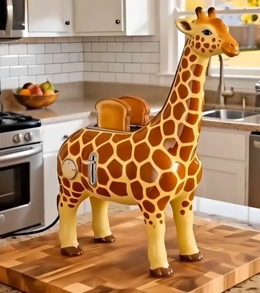 Adorable Animal 2-Slice Toaster | Fun & Functional Novelty Kitchen Appliances-Giraffe Toaster