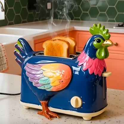 Creative 4-Slice Toaster | Cute Aesthetic Kitchen Appliance for Cozy Breakfast & Unique Home Decor-6