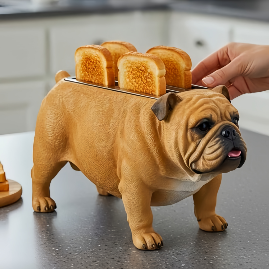 Creative 4-Slice Toaster | Cute Aesthetic Kitchen Appliance for Cozy Breakfast & Unique Home Decor-4