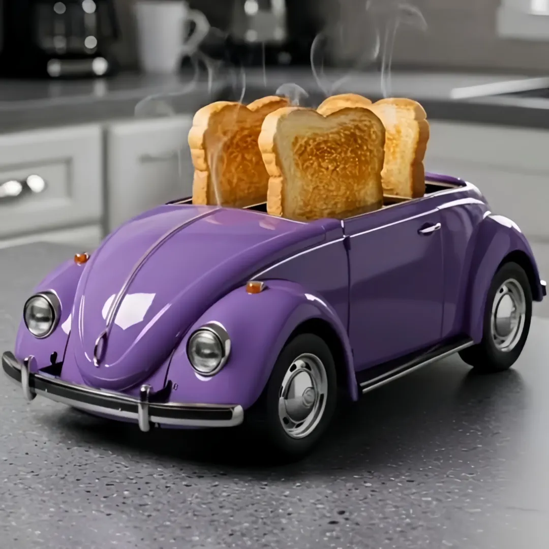 Creative 4-Slice Toaster | Cute Aesthetic Kitchen Appliance for Cozy Breakfast & Unique Home Decor-4