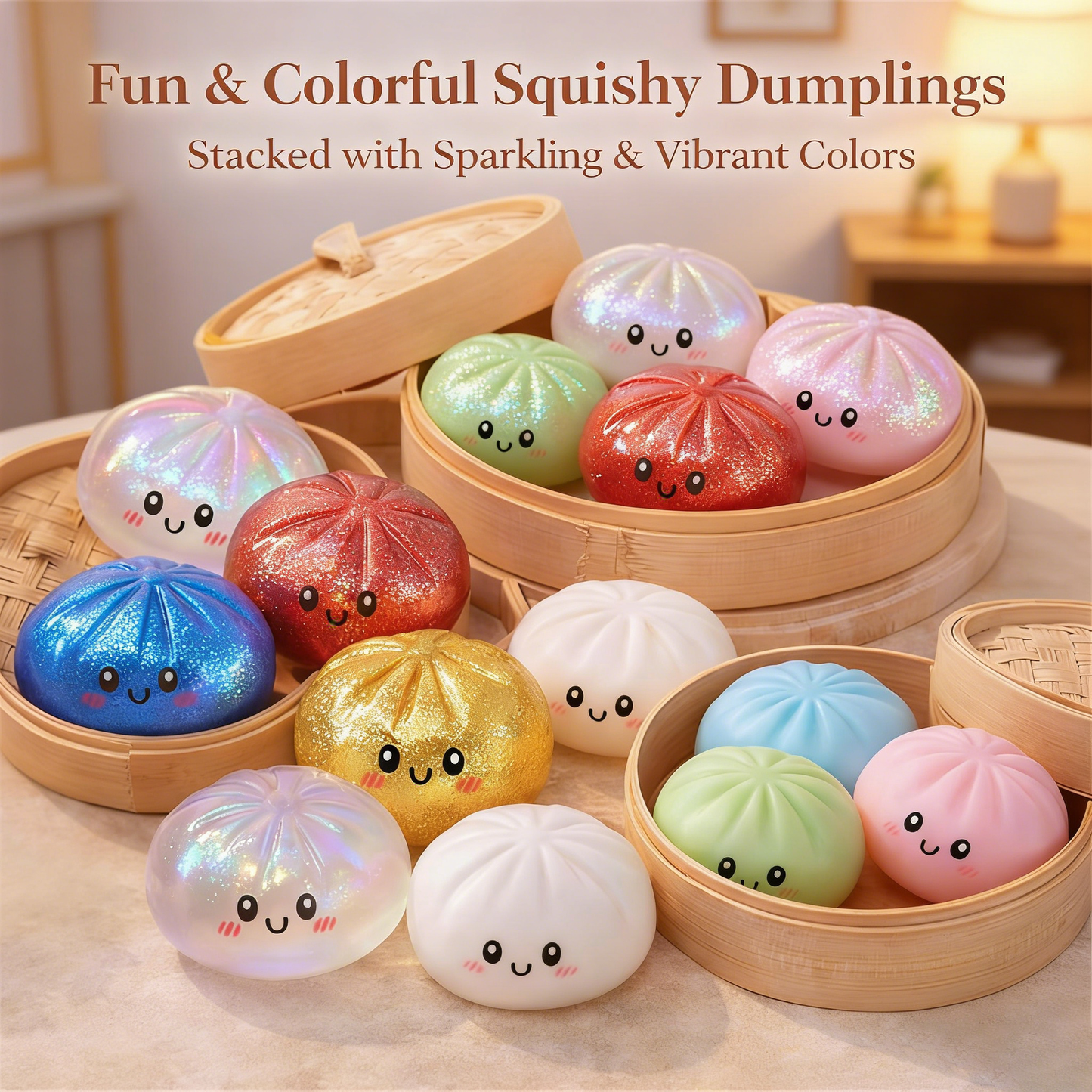 20% MORE RARE DROPS! 🥟 Viral Dumpling Squishy Mystery Box – Can You Get the Shiny? 👀