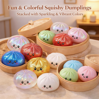 20% MORE RARE DROPS! 🥟 Viral Dumpling Squishy Mystery Box – Can You Get the Shiny? 👀