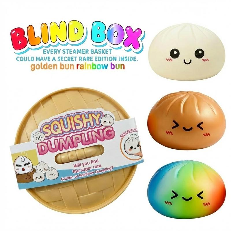 20% MORE RARE DROPS! 🥟 Viral Dumpling Squishy Mystery Box – Can You Get the Shiny? 👀
