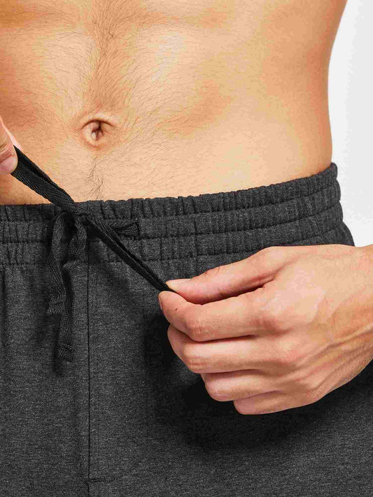 Men's Cotton Straight-Leg Lounge Drawstring Pants