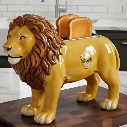 Adorable Animal 2-Slice Toaster | Fun & Functional Novelty Kitchen Appliances-Lion  Toaster