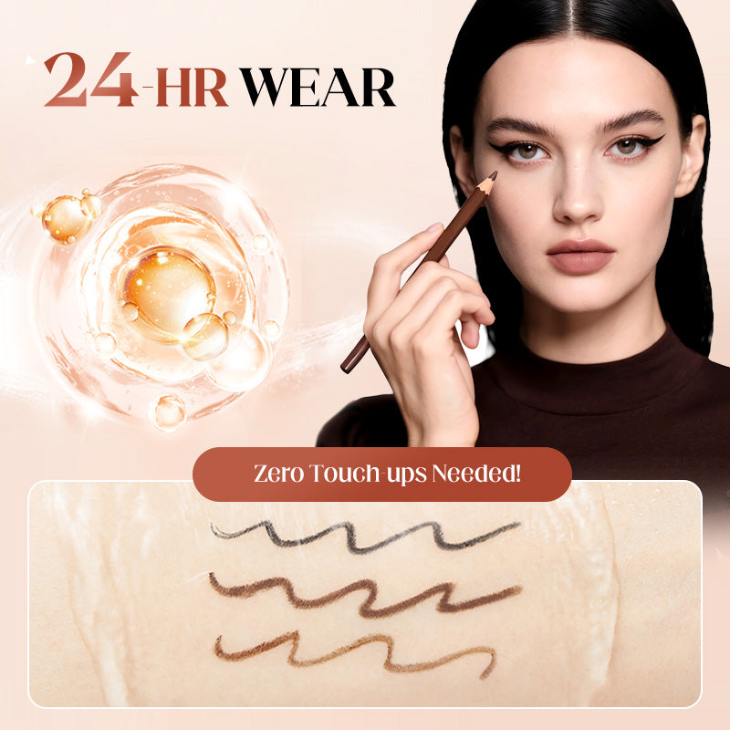 🌟24 HR Waterproof Eyeliner Duo Sharpenable Eye Pencil