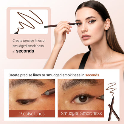 🌟24 HR Waterproof Eyeliner Duo Sharpenable Eye Pencil
