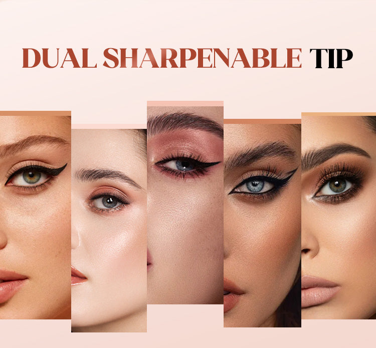 🌟24 HR Waterproof Eyeliner Duo Sharpenable Eye Pencil