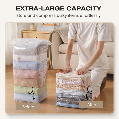 🥳2026 HOT SALE🥳💨No-Pump 3D Vacuum Storage Bags