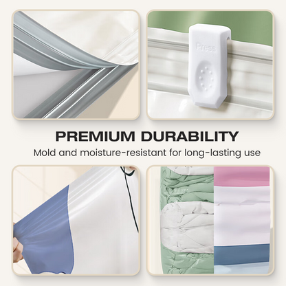🥳2026 HOT SALE🥳💨No-Pump 3D Vacuum Storage Bags