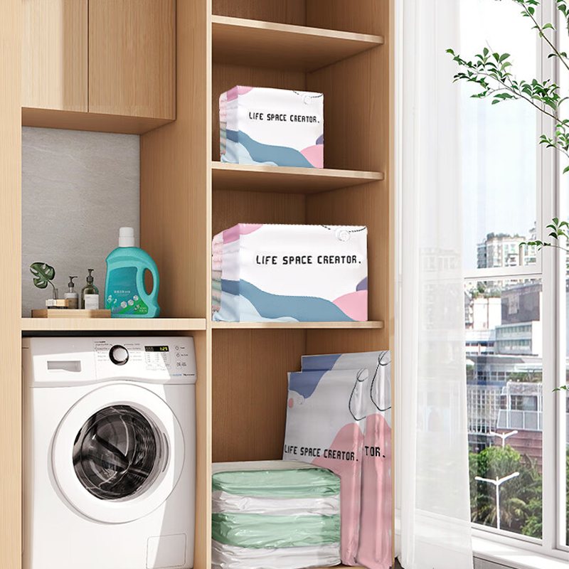 🥳2026 HOT SALE🥳💨No-Pump 3D Vacuum Storage Bags