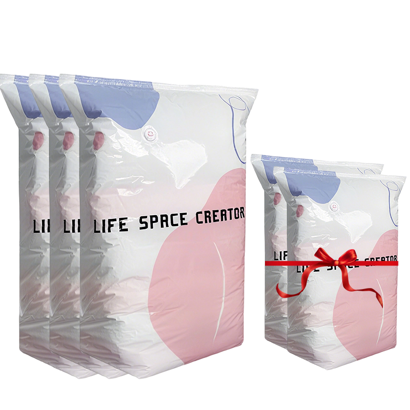 🥳2026 HOT SALE🥳💨No-Pump 3D Vacuum Storage Bags