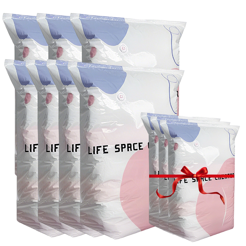 🥳2026 HOT SALE🥳💨No-Pump 3D Vacuum Storage Bags